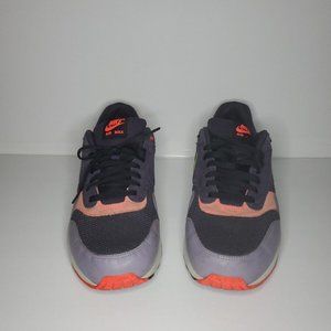 Nike Air Max 1 Essential CAVE PURPLE US 13 Purpl/Blck/Green/Orange 2014